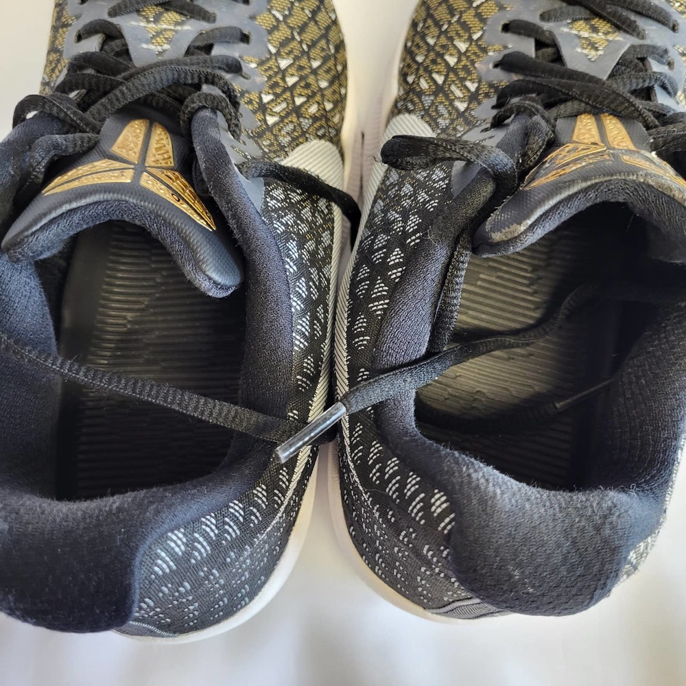 Nike Mamba Instinct Athletic Shoes Gold Silver size 8 - Picture 5 of 8